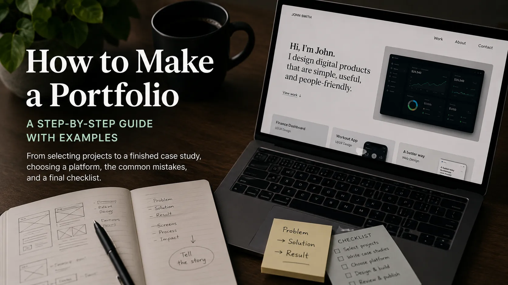 How to Make a Portfolio — A Step-by-Step Guide with Examples