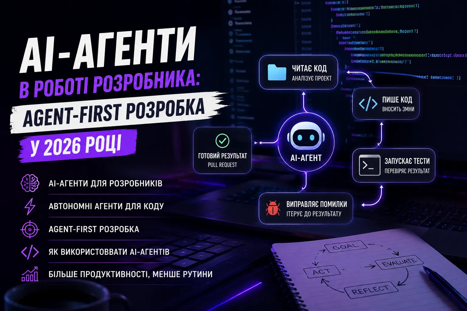 AI-агенти в роботі розробника: agent-first розробка у 2026 році
