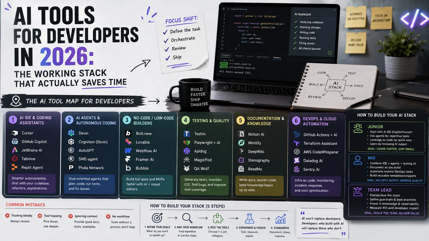 AI Tools for Developers in 2026: The Working Stack That Actually Saves Time