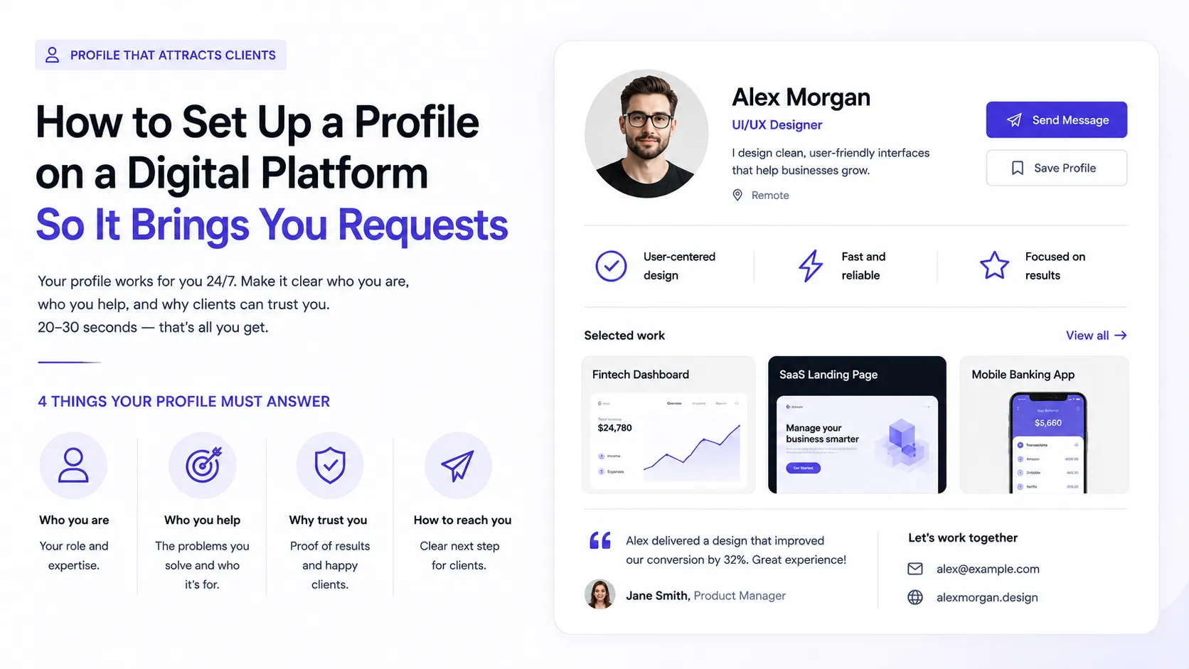 How to Set Up a Profile on a Digital Platform So It Brings You Requests