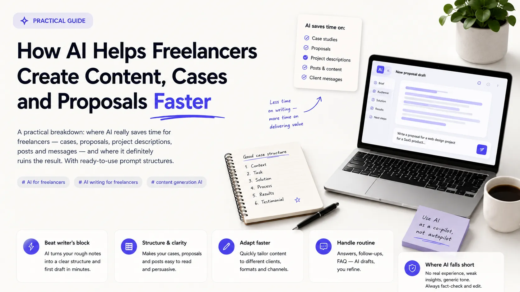 How AI Helps Freelancers Produce Content, Case Studies and Proposals Faster