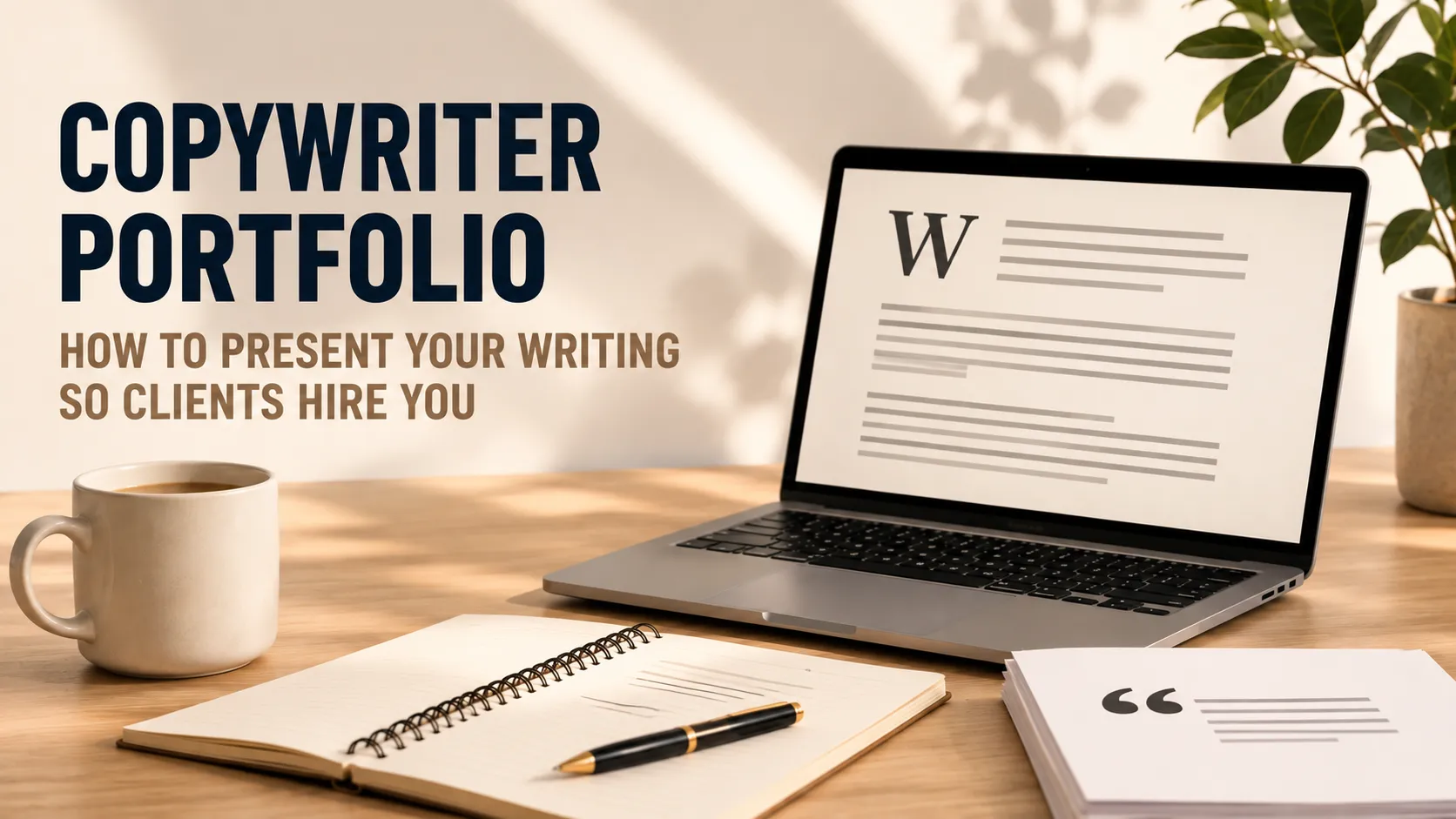 Copywriter Portfolio: How to Present Your Writing So Clients Hire You