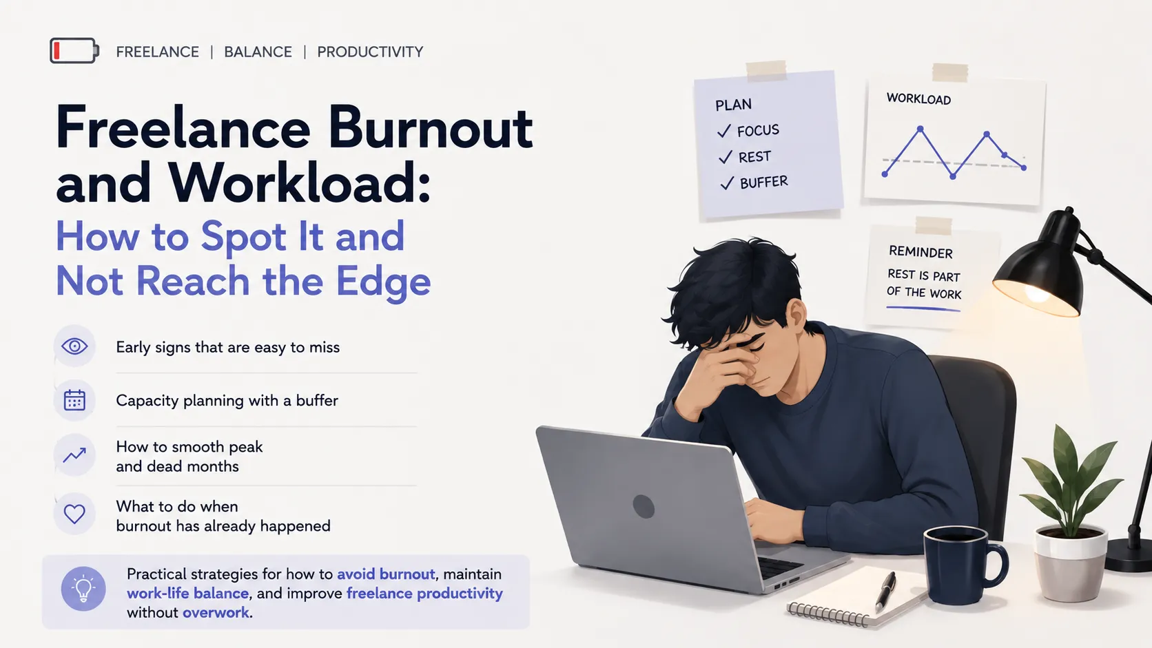 Freelance Burnout and Workload: How to Spot It and Not Reach the Edge