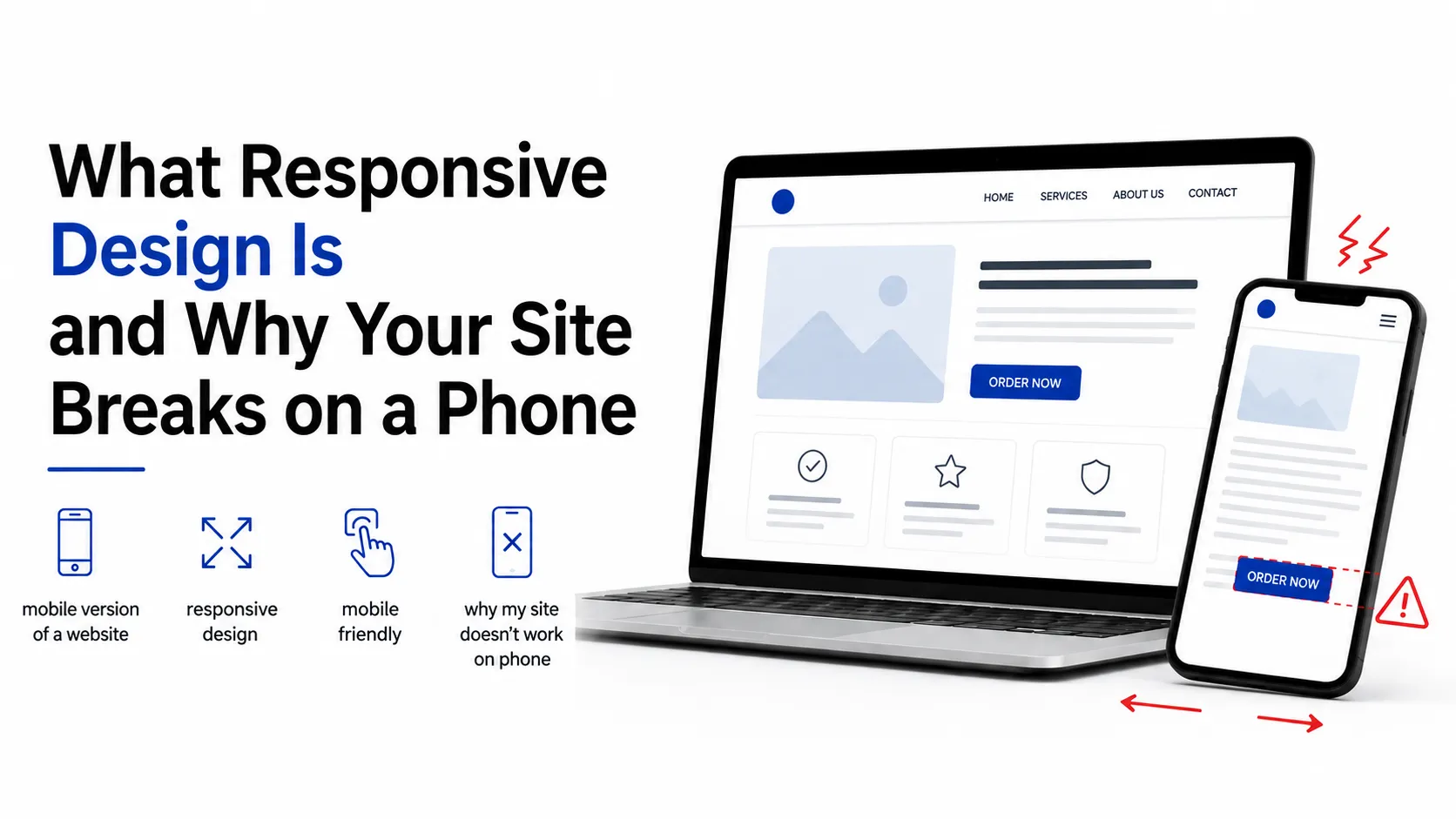 What Responsive Design Is and Why Your Site Breaks on a Phone